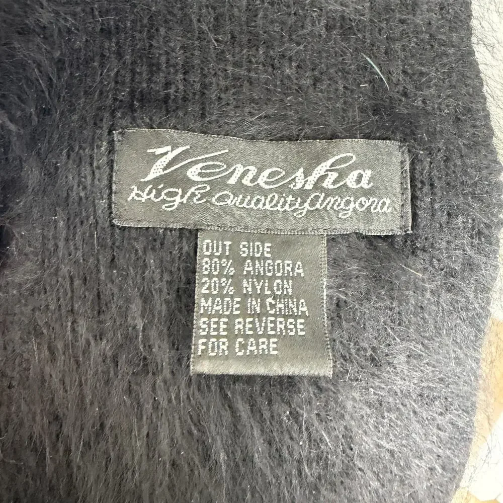 Venesha Black Angora 72